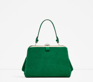 green-zara-bag