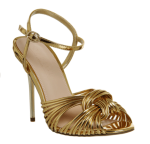 office gold sandal