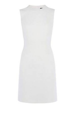 Ivory shift dress