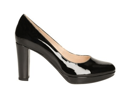 clarks block heel court